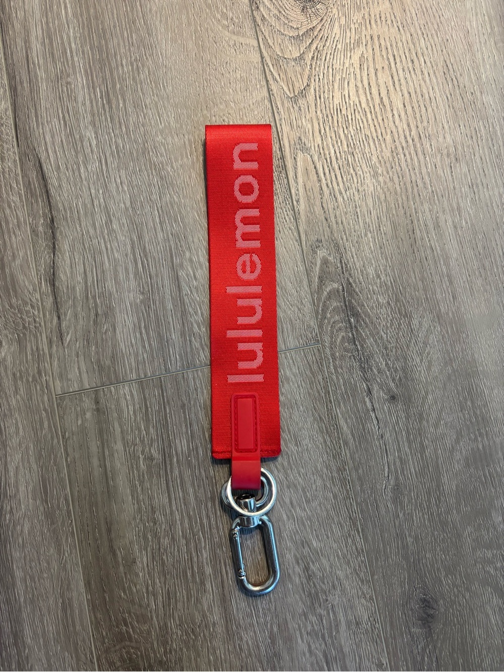 lululemon never lost keychain